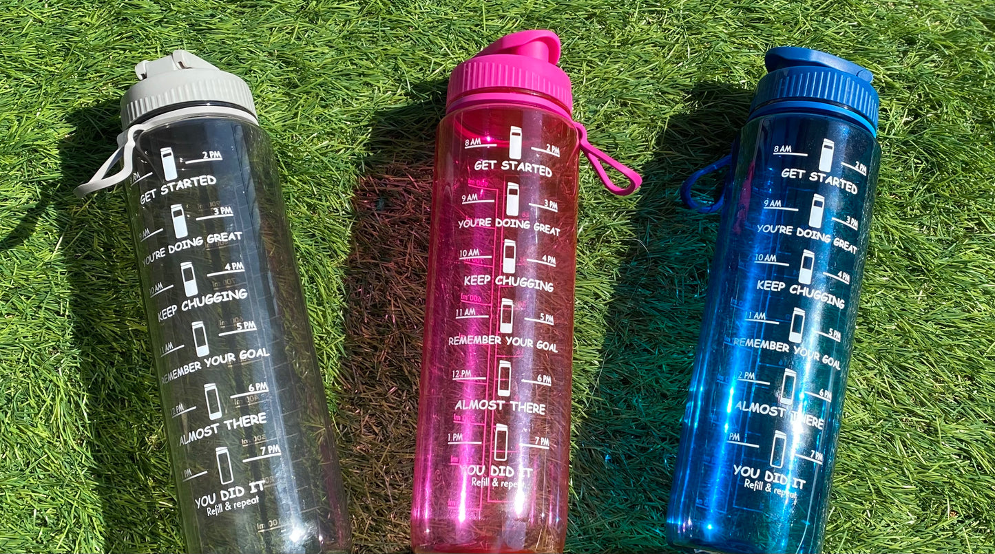 Motivational Water Bottle - Snatch A Waist
